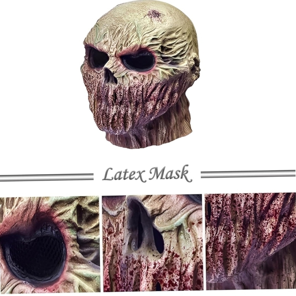 Latex Zombie Mask Full Face